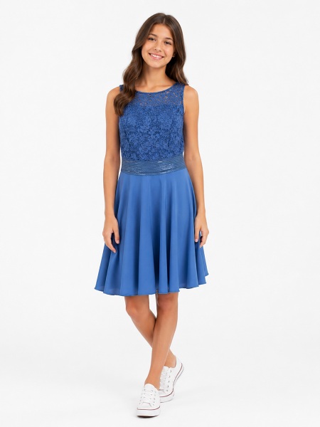 Kleid Felanitx steelblue 16405
